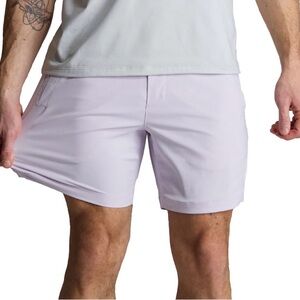 Men's Lightweight Stretch Shorts in Light Lavender